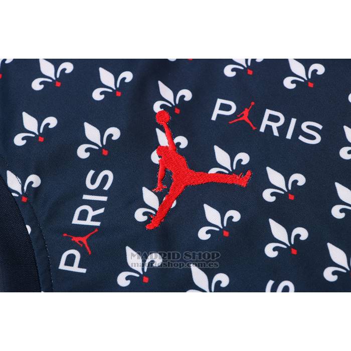 Camiseta de Entrenamiento Paris Saint-Germain Jordan Sin Mangas 2022-2023 Azul